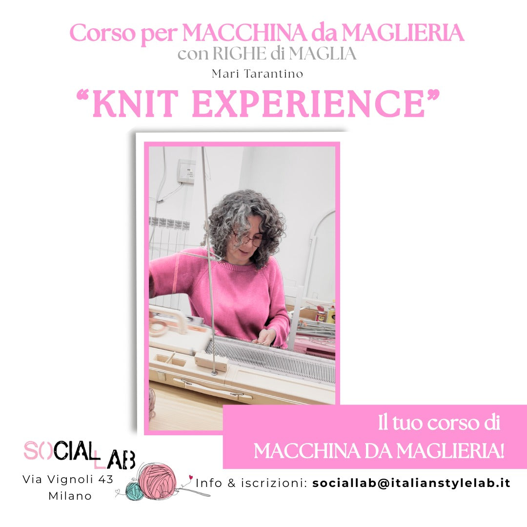 Maglieria a macchina : la base!