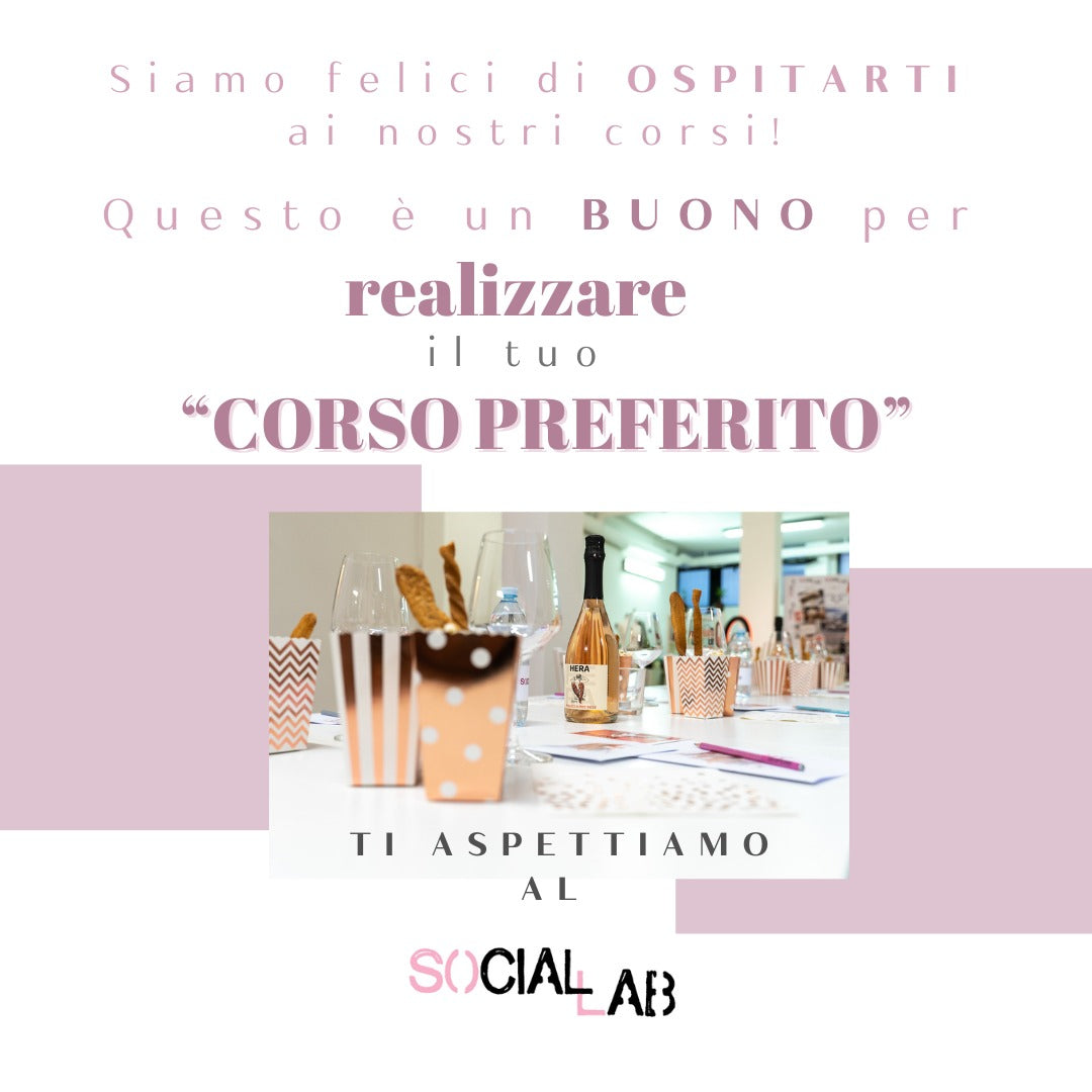 Buono regalo per un corso di uncinetto