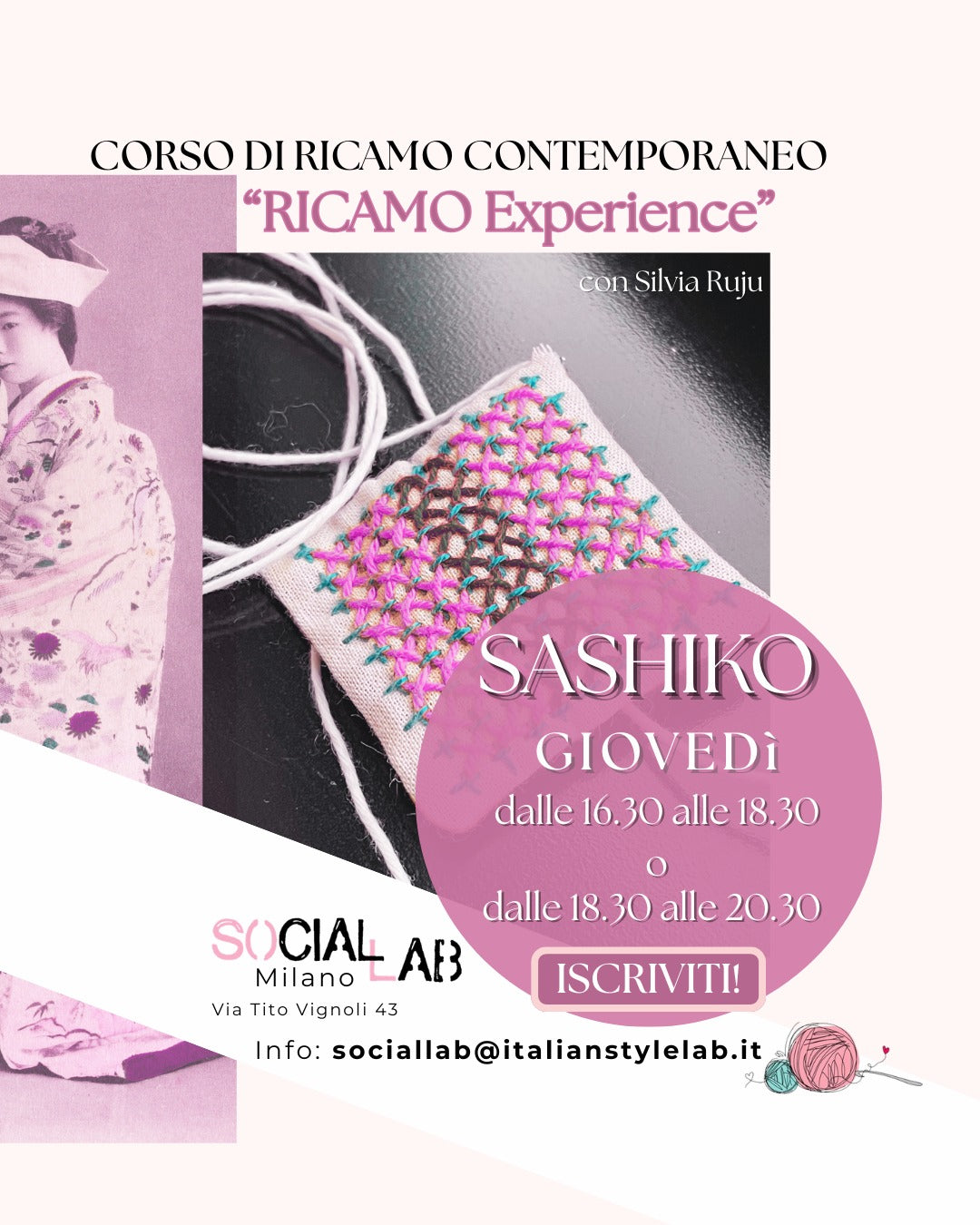 Corso di sashiko