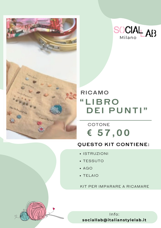 🪡 Kit di Ricamo – Libro dei Punti | Livello Base